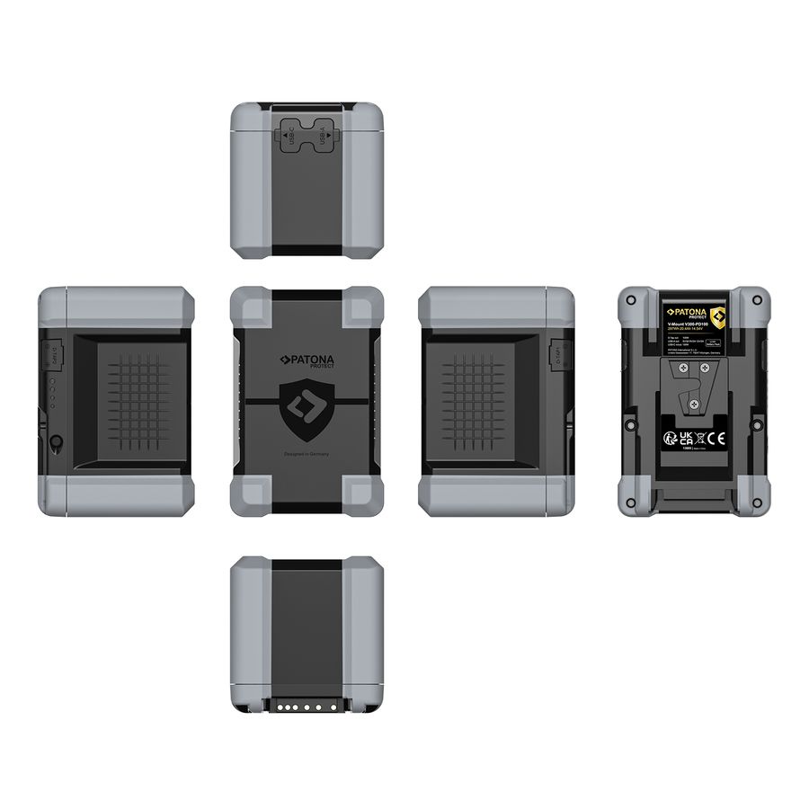 Patona Protect Bat. V-Mount V300-PD100