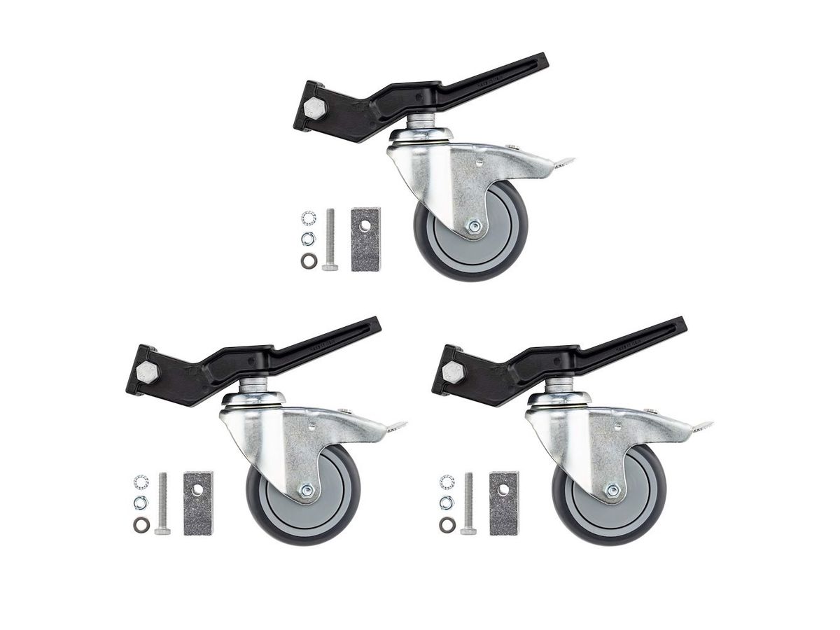 Avenger Wheel Set 3 w/Brakes Black