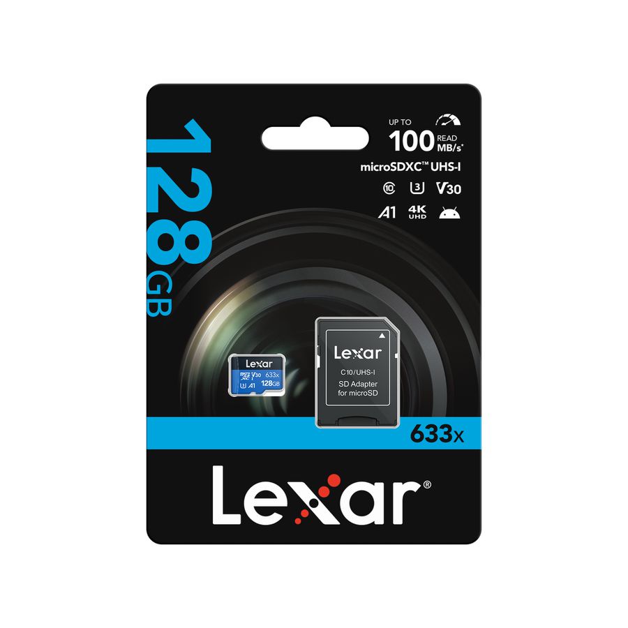 Lexar micro SDXC 100MB/s 128GB Blue m.A