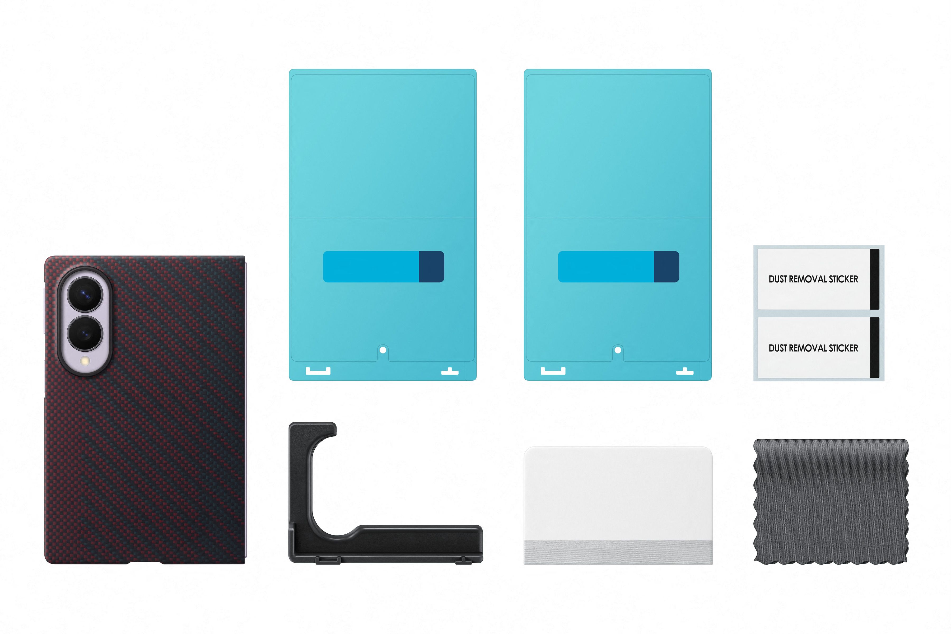 Samsung Fold 8 Carbon Magnet Red
