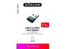 Sitecom USB-A to USB-C Nano Adapter