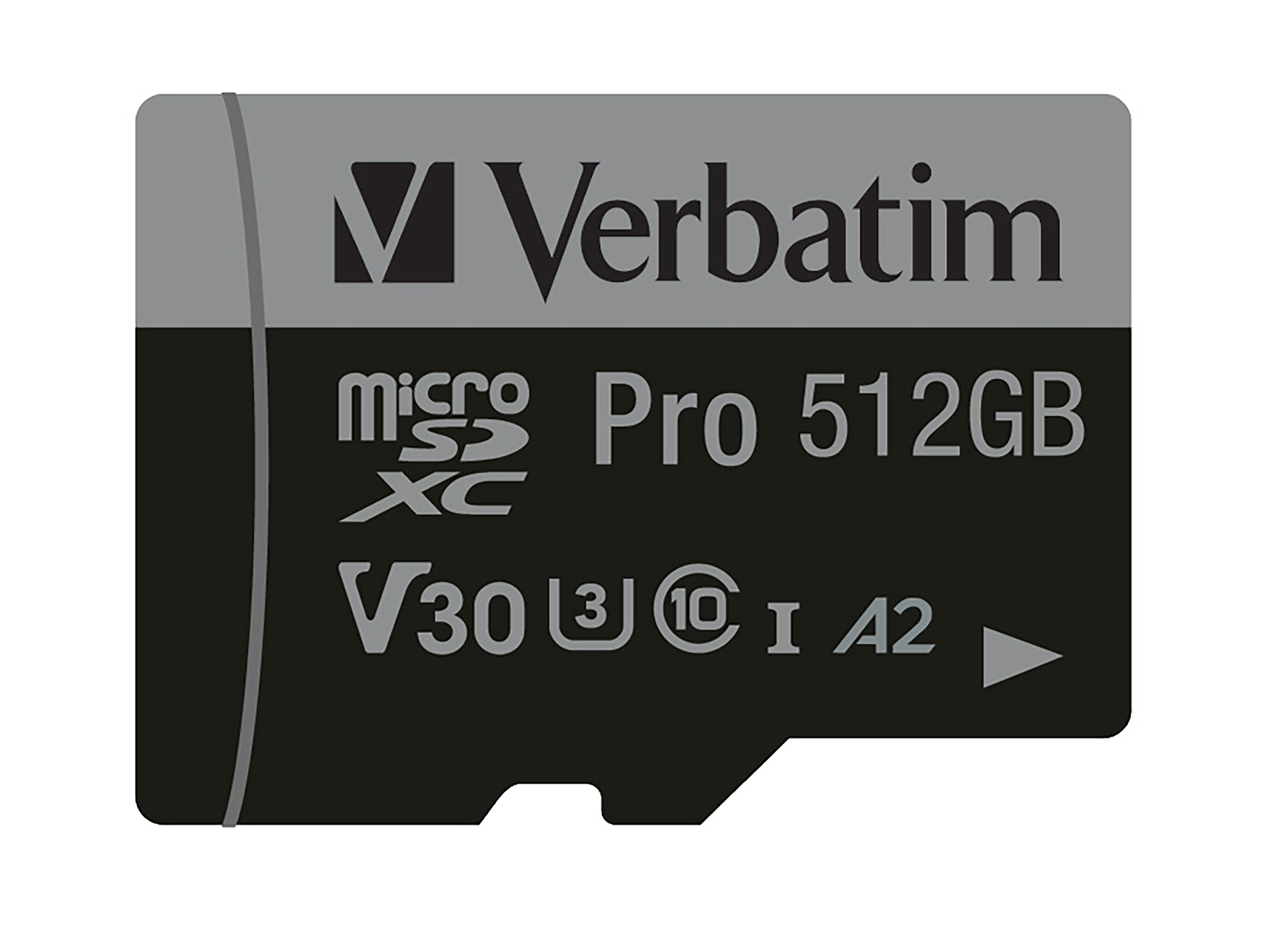 Verbatim Pro U3 512GB microSDXC Card