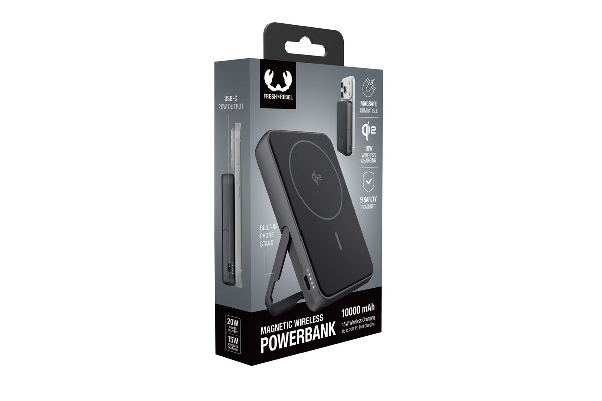 Fresh 'n Rebel Powerbank 10000 mAh Grey