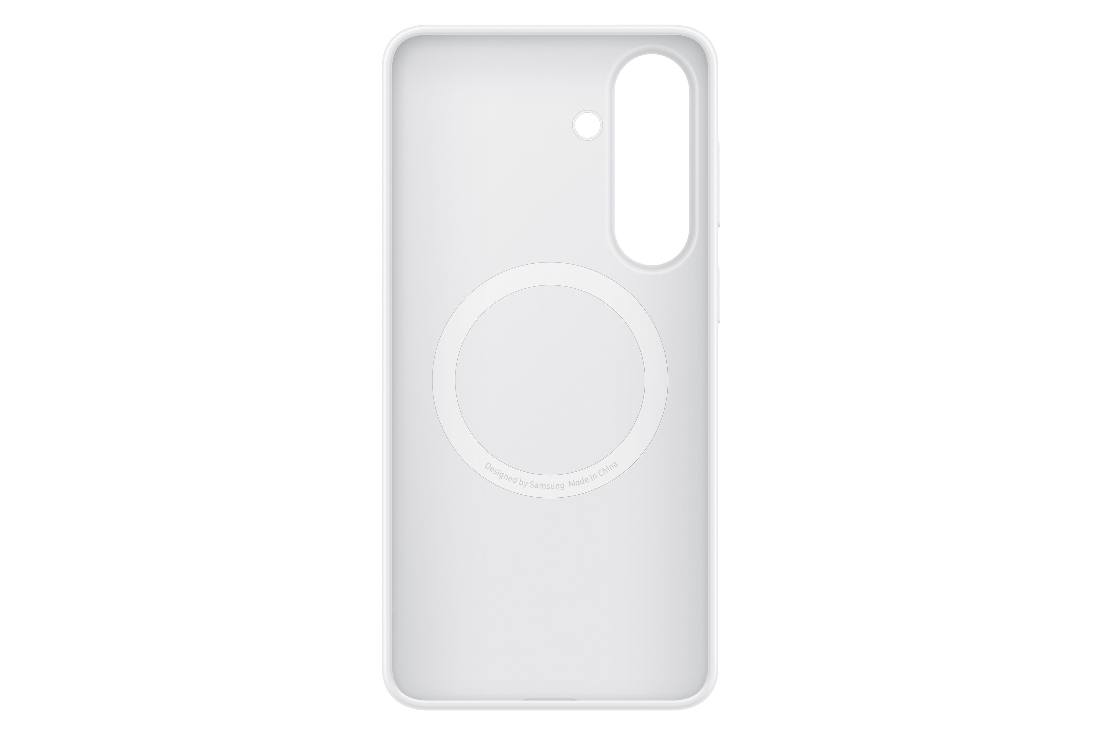 Samsung S26+ Silicone Magnet Case White