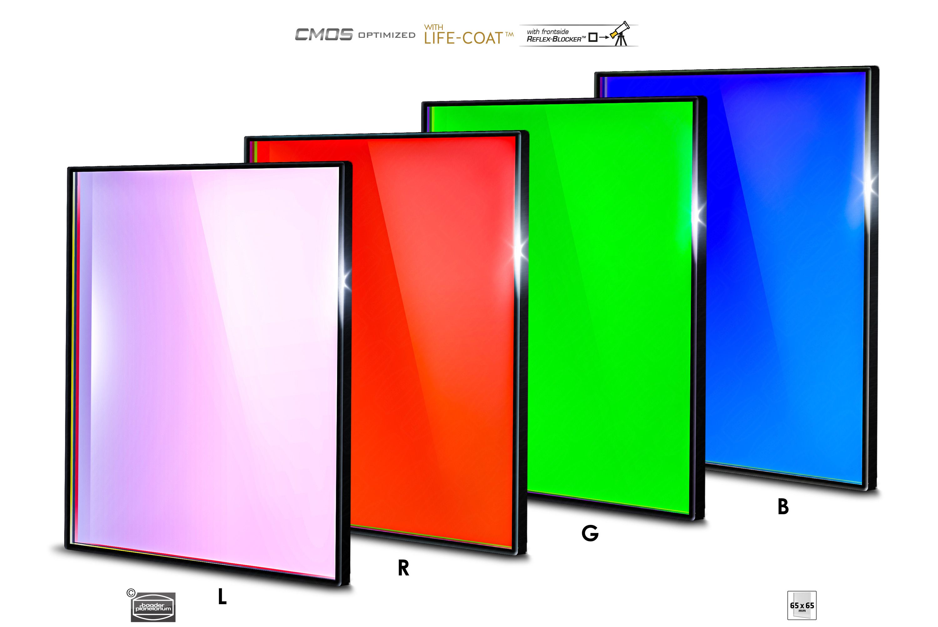 LRGB 65x65mm Filterset  CMOS-optimized