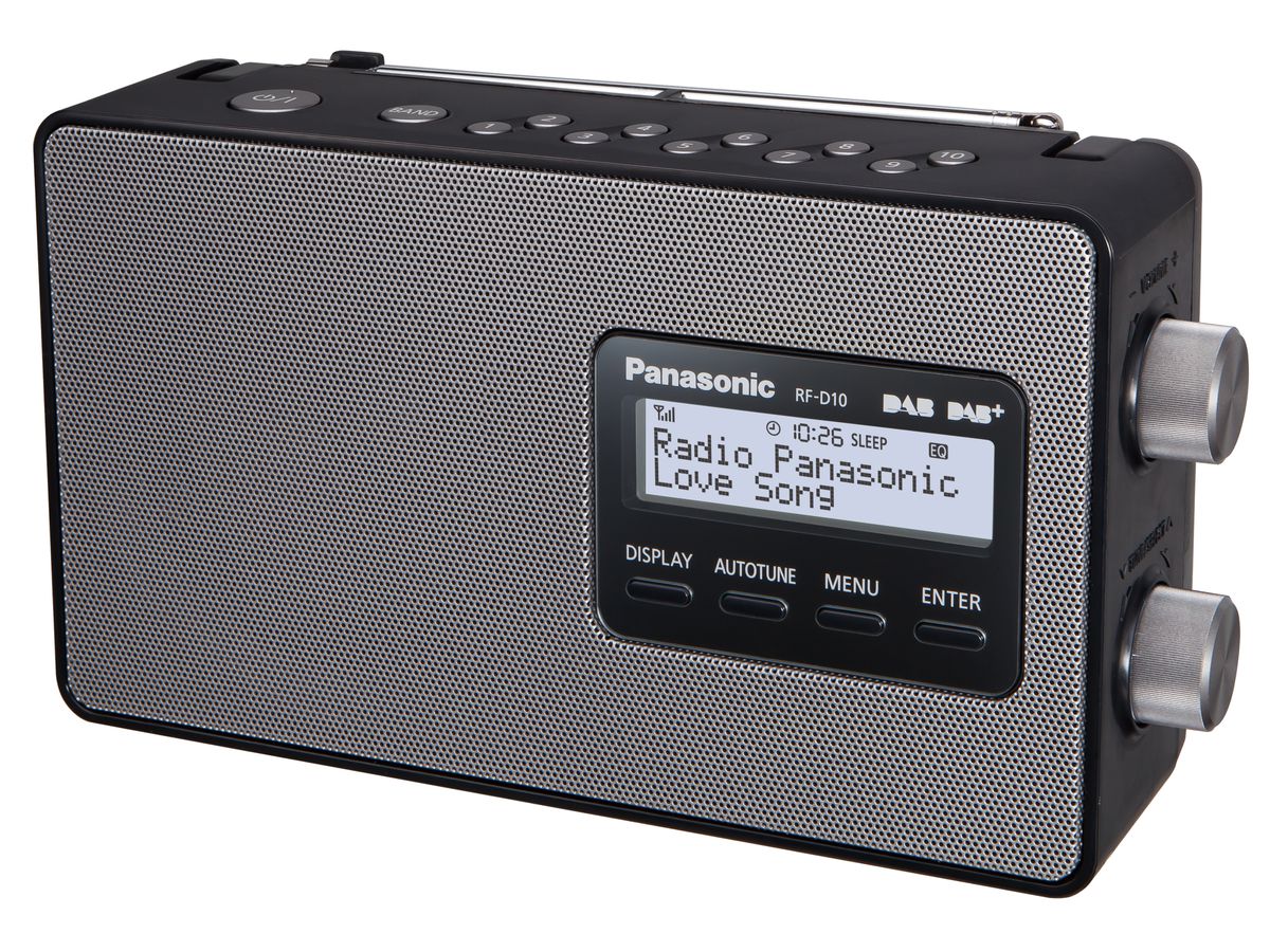 Panasonic DAB+ Radio portable D10 Black