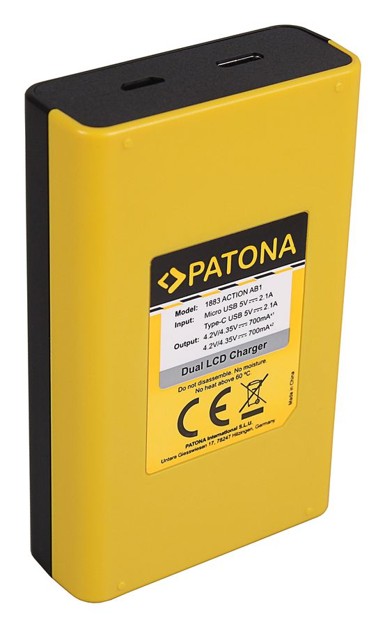 Patona Dual LCD Charger USB DJI OSMO