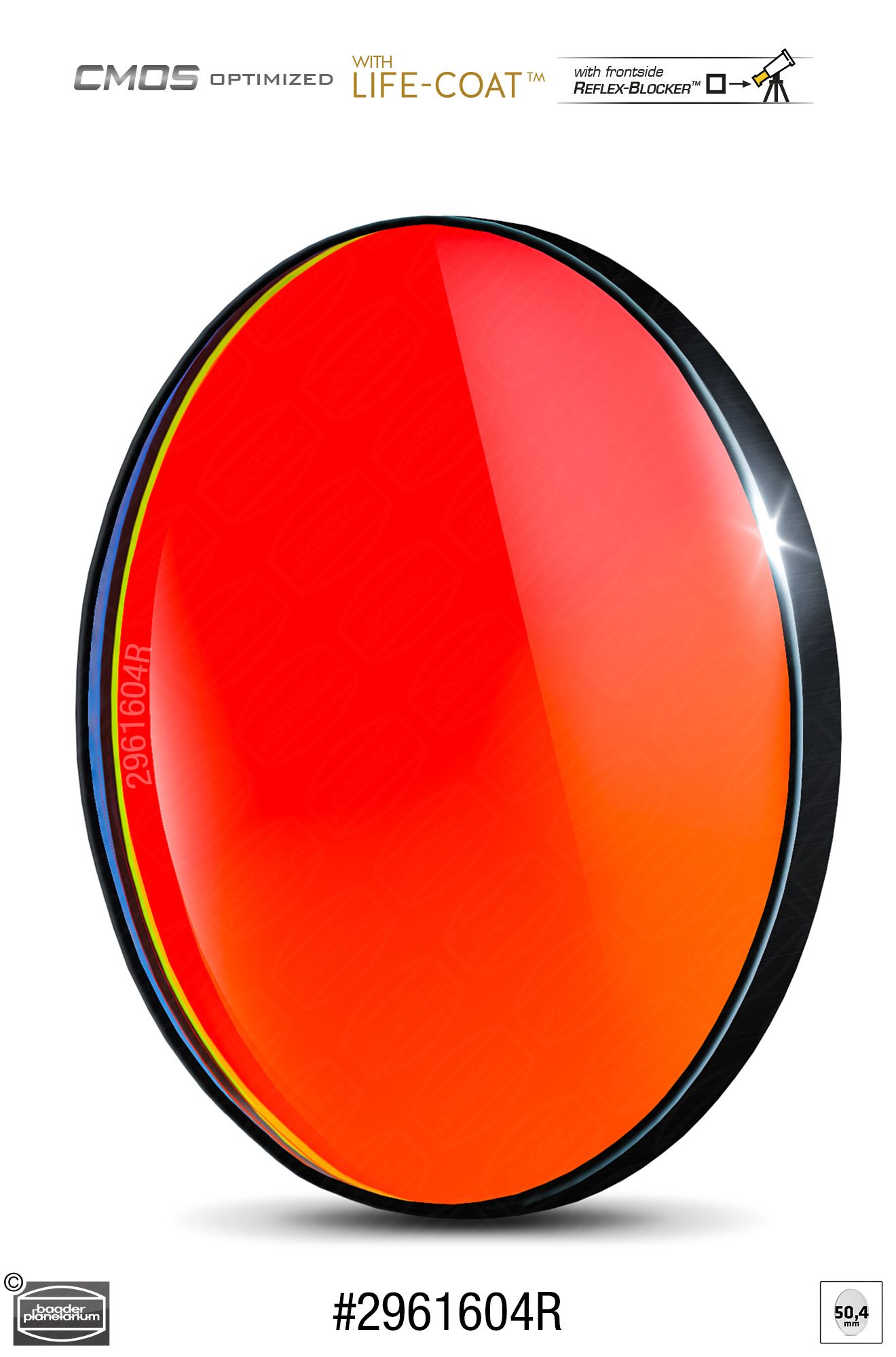 RGB-R 50.4mm Filter  CMOS-optimized