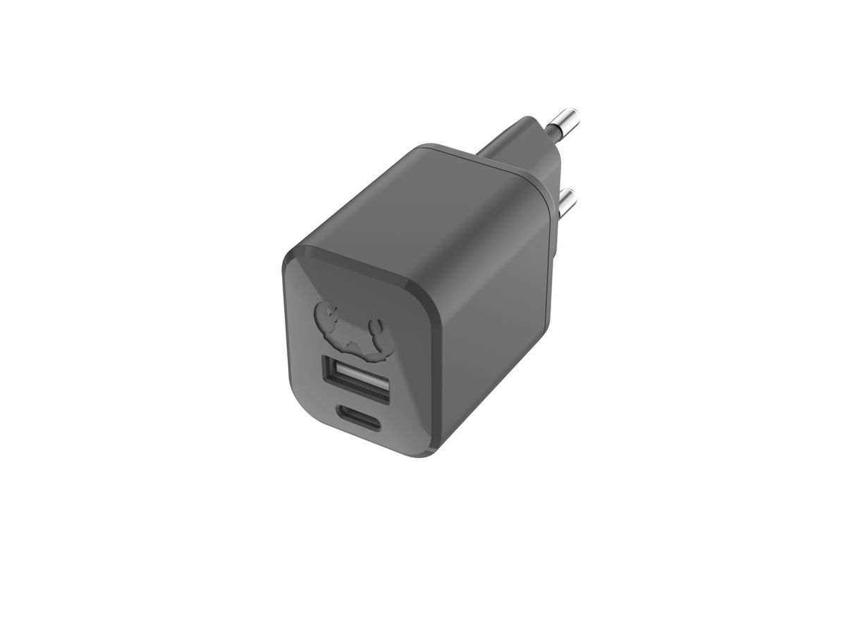 Fresh'N Rebel Mini Charger USB-C + A PD Storm Grey 30W