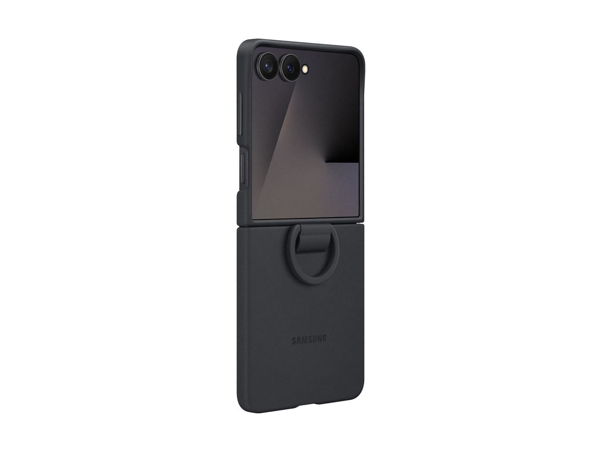Samsung Flip 7 Ring Case Black