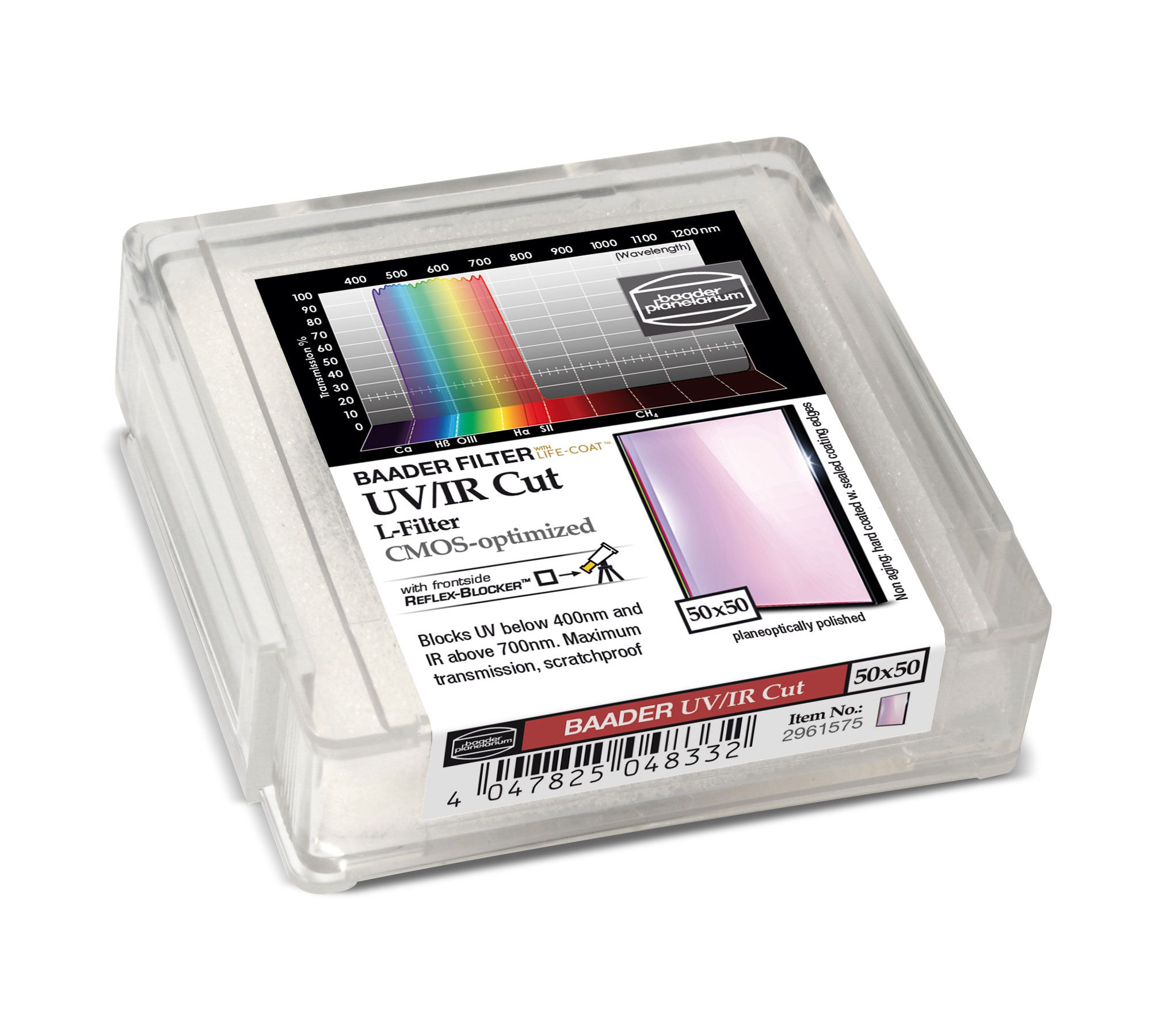 Baader UV/IR Cut / CMOS L-Filter 50x50mm