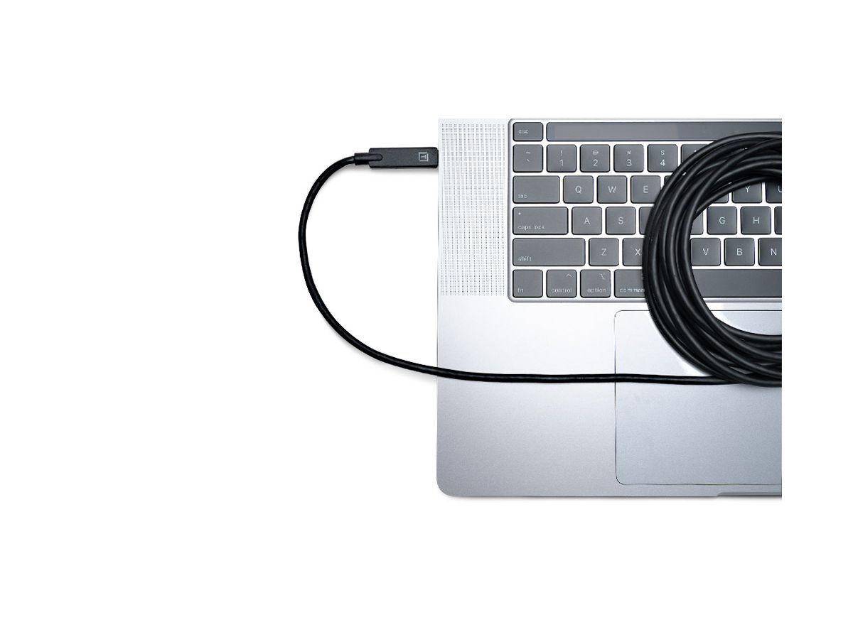 TetherBoost Pro USB-C Ext Cable Blk