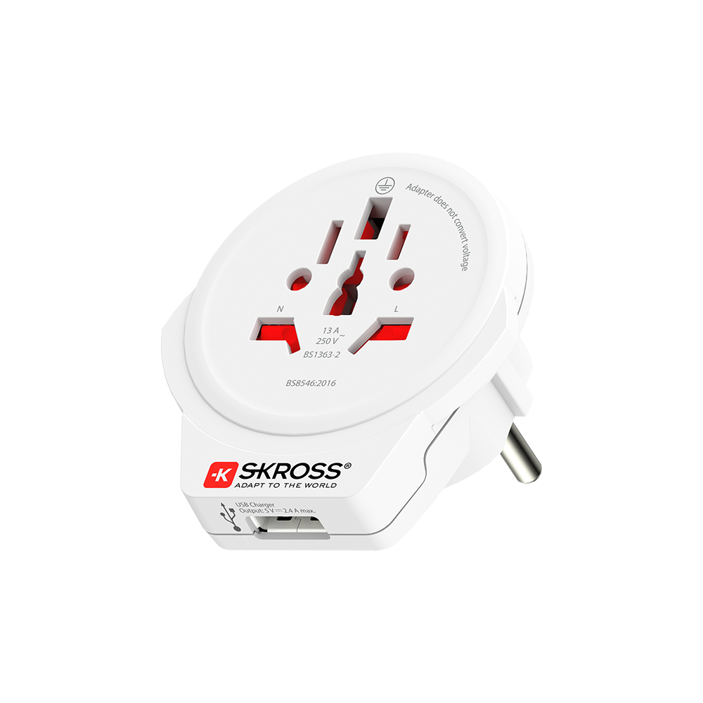 Skross World to Europe USB