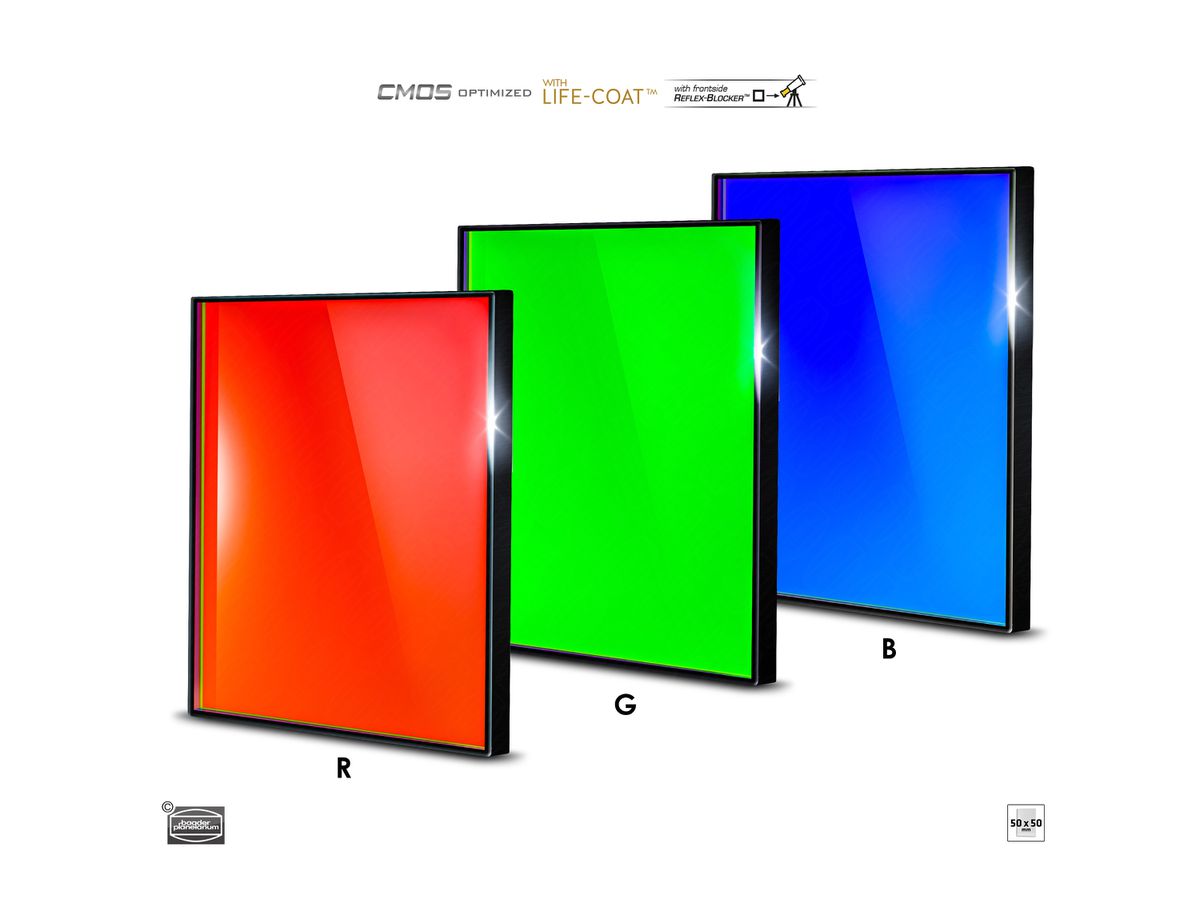 RGB 50x50mm Filterset  CMOS-optimized