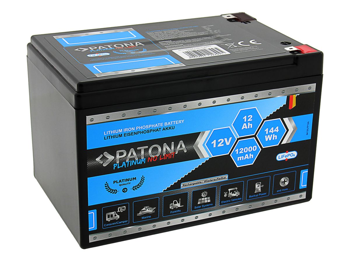 Patona Platinum Battery LiFePO4 12V 12Ah