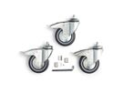 Manfrotto Wheel Set 100mm M10 w/Brakes