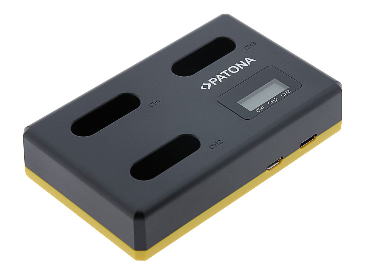 Patona Triple Ladegerät USB Sony NP-BX1