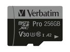 Verbatim Pro U3 256GB microSDXC Card