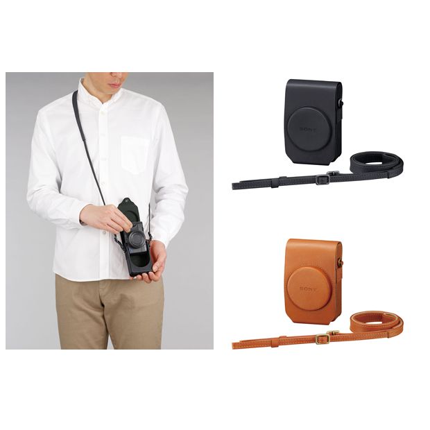 Sony LCS-RXG Camera Etui Brown