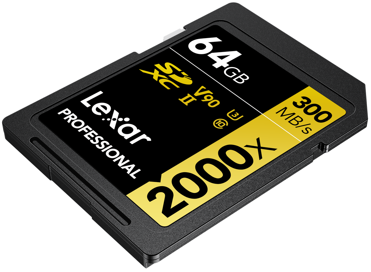 Lexar 2000x UHS-II SDXC 64GB Gold