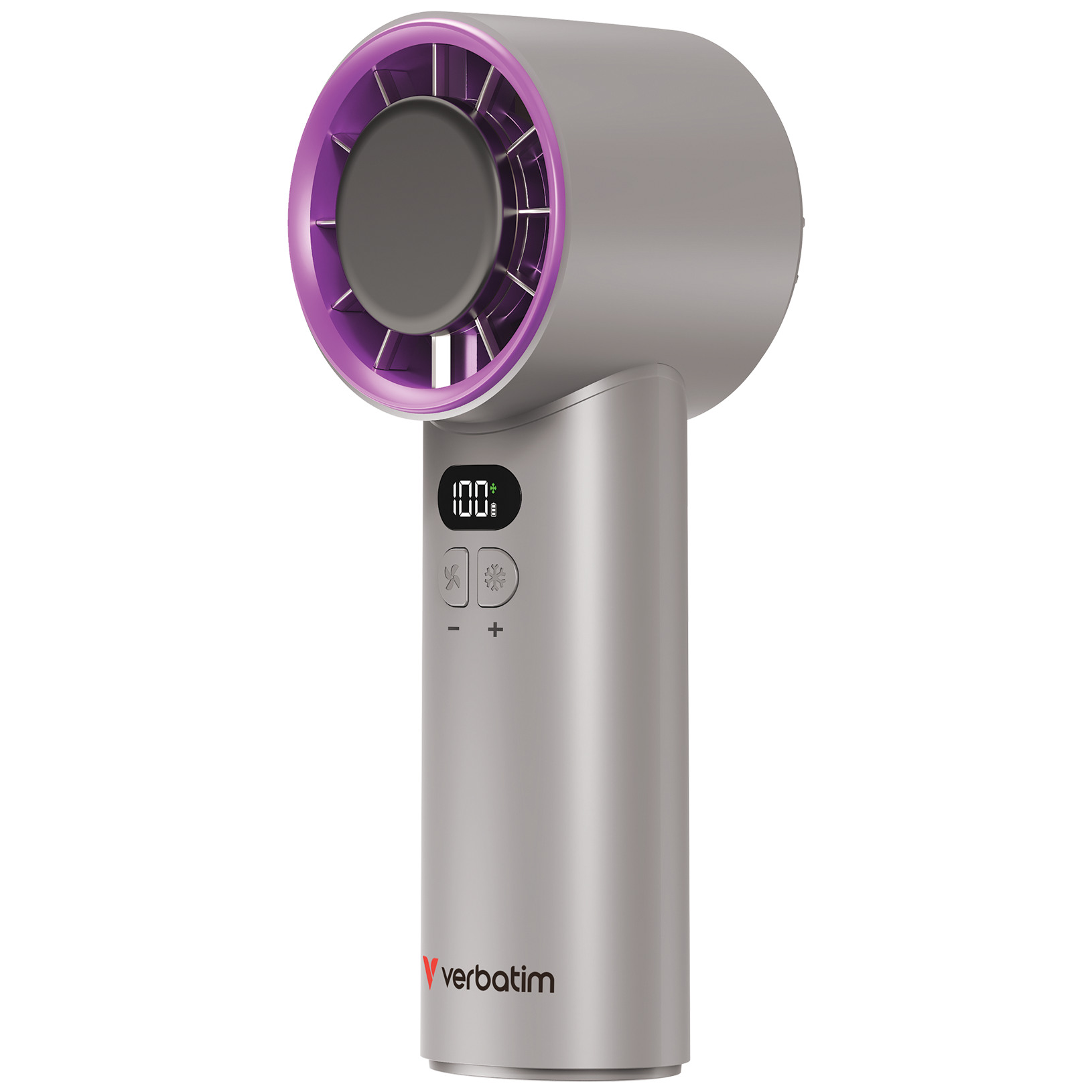 Verbatim IceTouch Handheld Fan Grey
