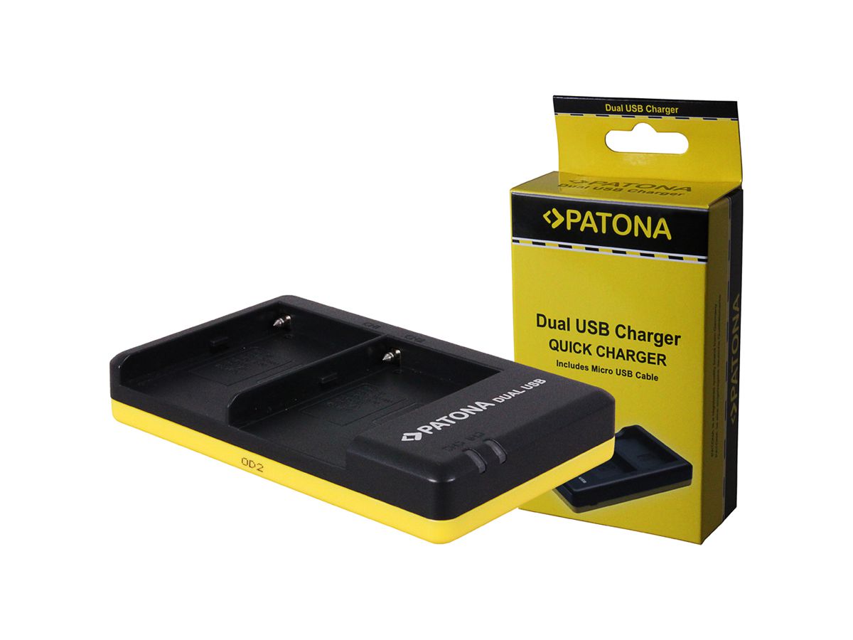 Patona Ladegerät Dual USB Nikon EN-EL23