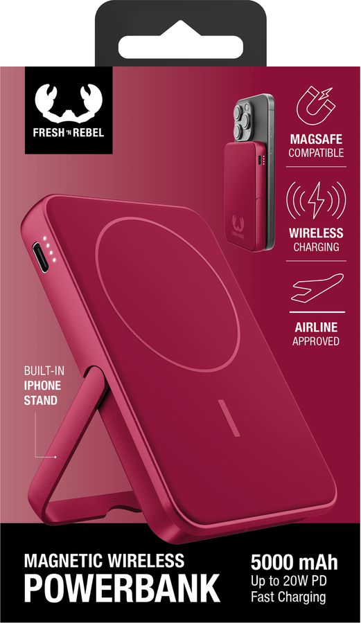 Fresh 'n Rebel Powerbank 5000 mAh Red