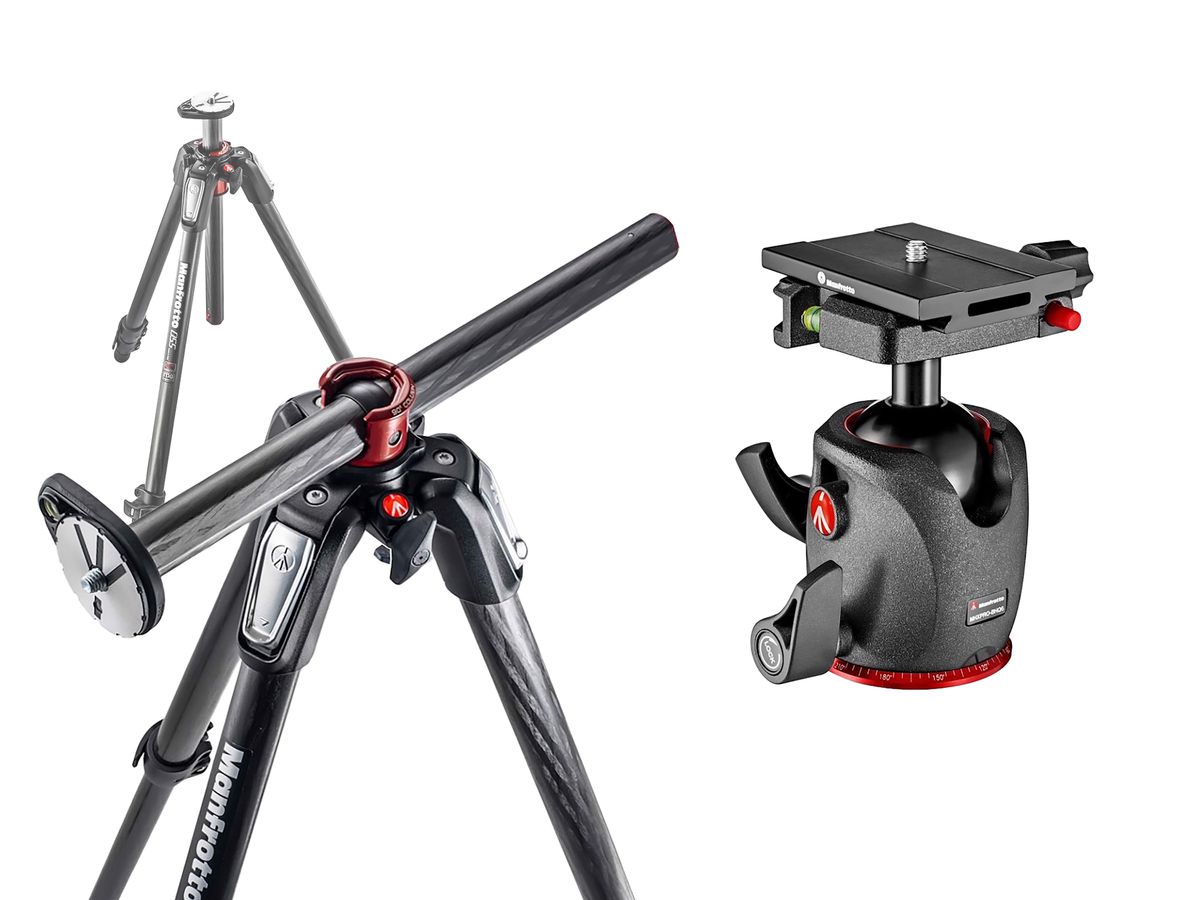 Manfrotto 55 Carbon + XPRO Kugelkopf Kit