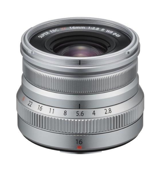 Fujinon XF 16mm F2.8 R WR Silver Swiss G