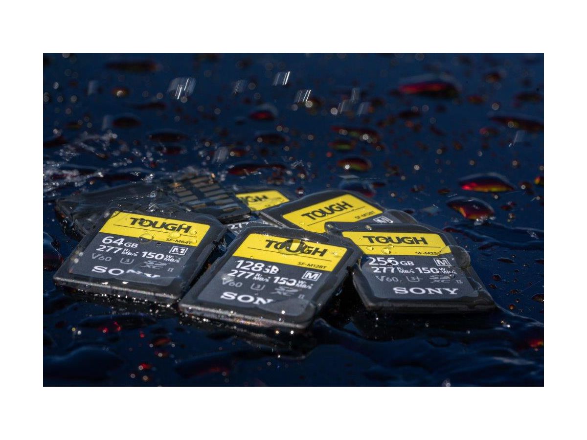 Sony SF-M Tough SDXC 128GB UHS-II 277MBs