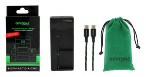 PATONA Premium chargeur double NP-FM500H
