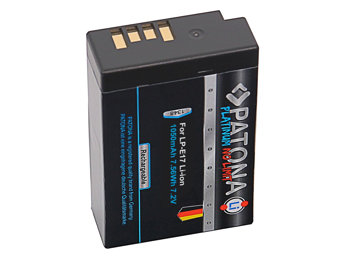 Patona Platinum Akku Canon LPE17 engelberger ag