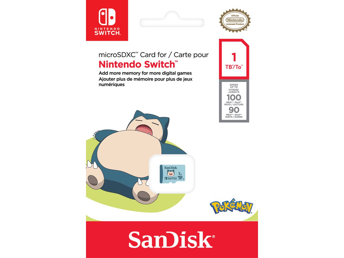 SanDisk microSDXC Nintendo Pokémon 1TB