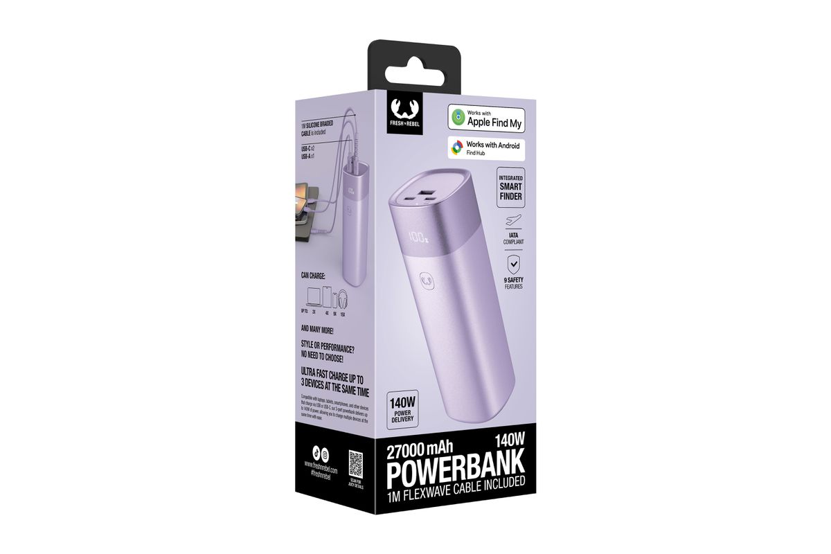 Fresh 'n Rebel Powerbank 27000 mAh Lilac