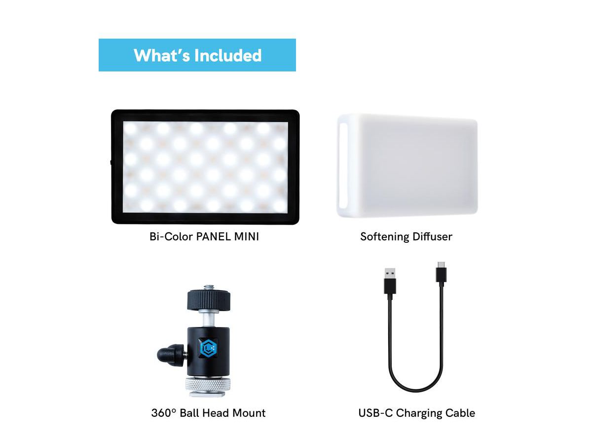 Lume Cube Panel Mini with DSLR  Mount