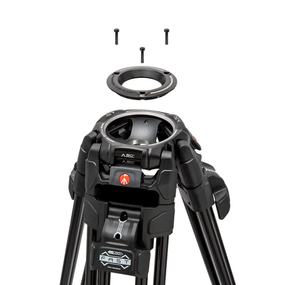 Manfrotto 509 Head w/645 Fast Twin Alu