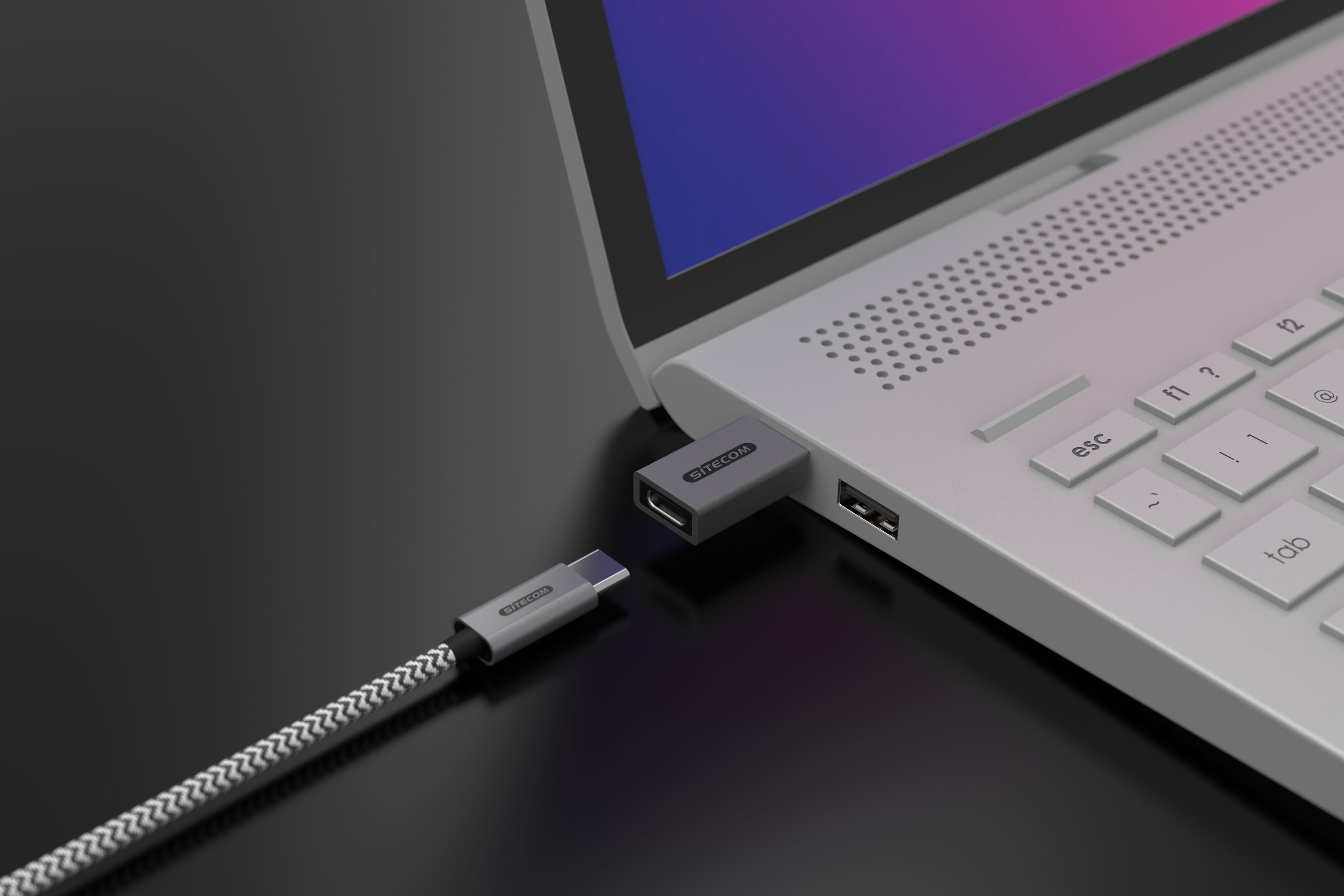 Sitecom USB-A to USB-C Mini Adapter