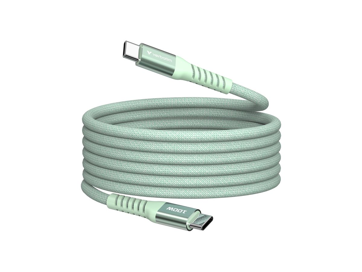 Verbatim Magnetic Cable USB-C 100W Green