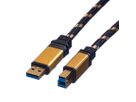 Roline Gold USB 3.0 / Typ A-B (1.8m)