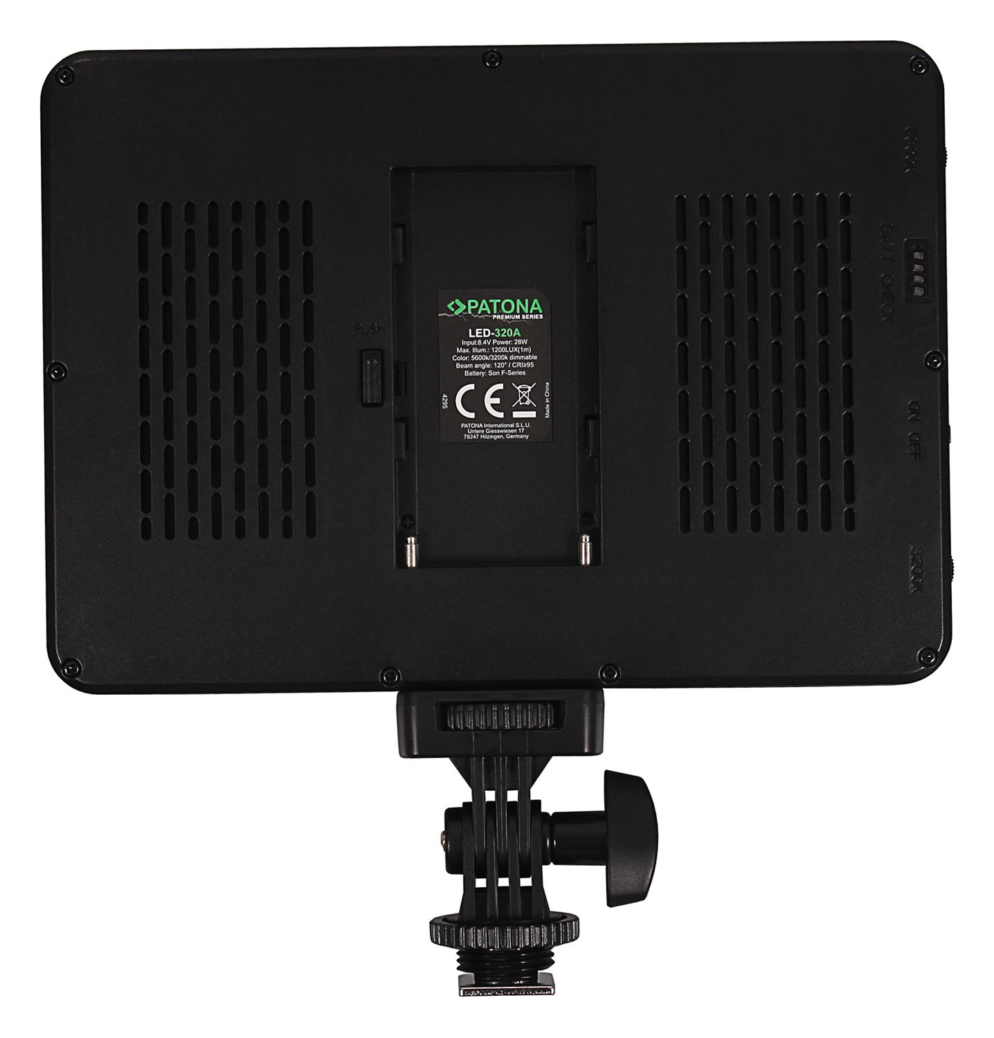 Patona Lampe vidéo/ photo LED-320A