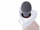 Rycote Single Triangular white MIC FL