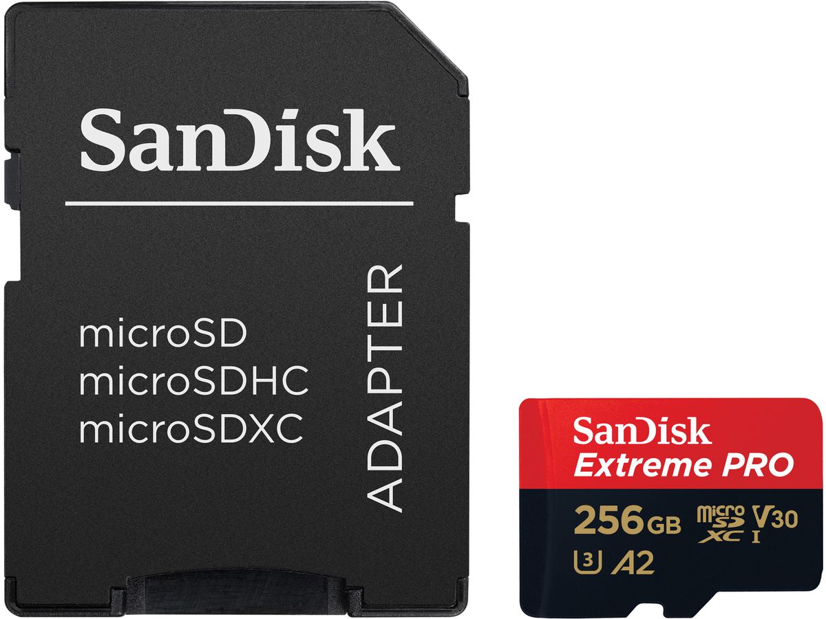 SanDisk ExtremePro 200MB/s microSD 256GB