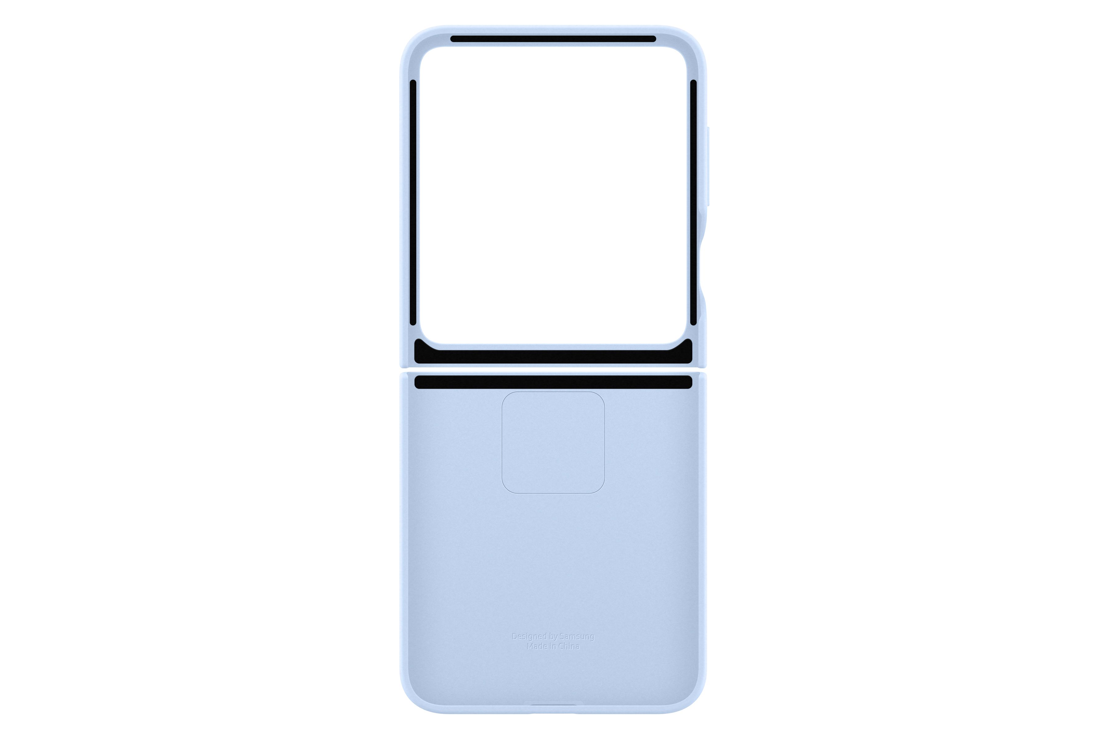 Samsung Flip 6 Silicone Case Blue