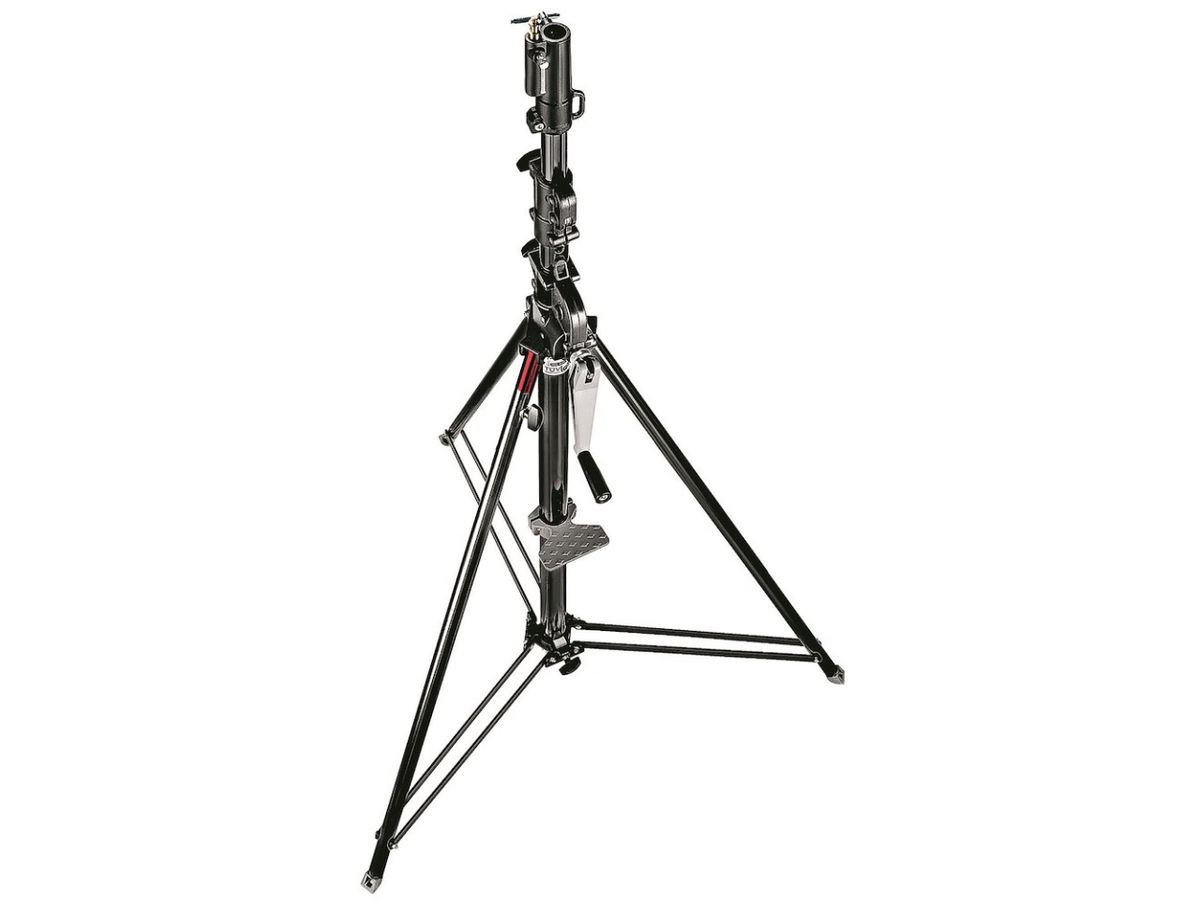 Manfrotto Wind Up Stand Steel 3 S. Blk