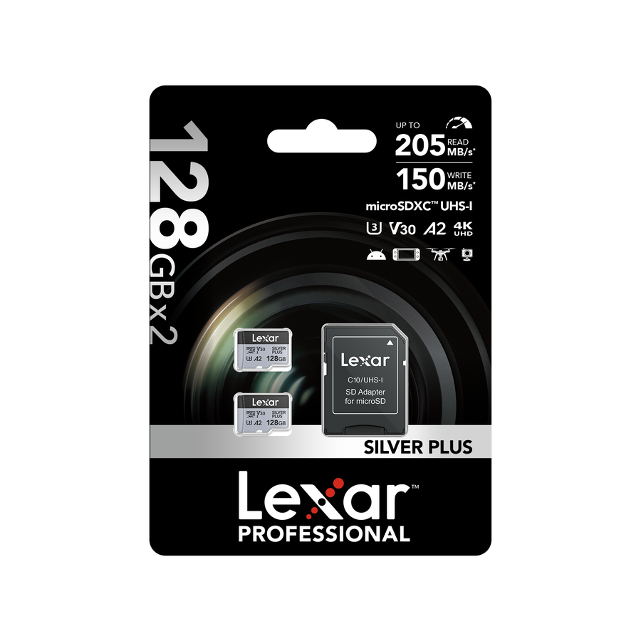 Lexar micro SDXC Silver Plus 2x128GB