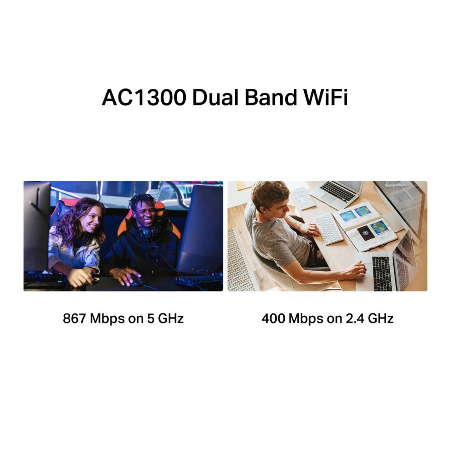 Mercusys AC1300 High Gain Wi-Fi Adapter