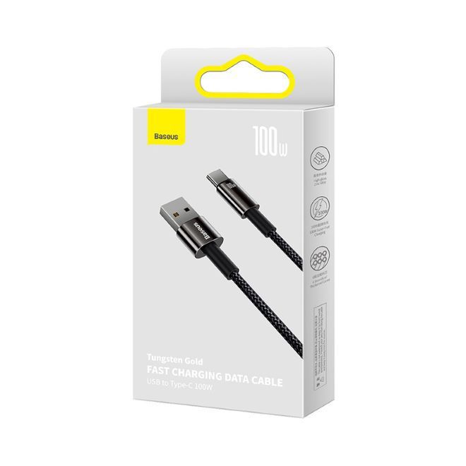 Baseus USB-A to USB-C 2m Black