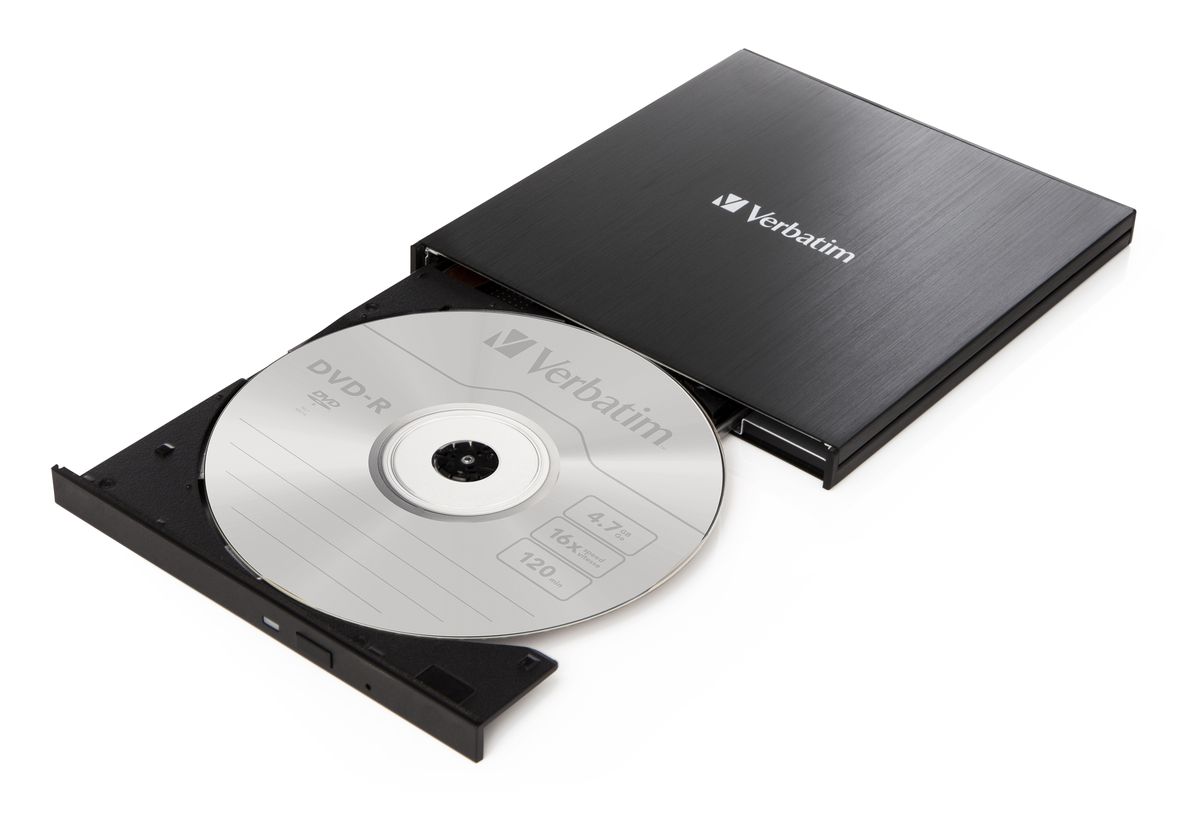 Verbatim Slimline CD/DVD Writer USB-C