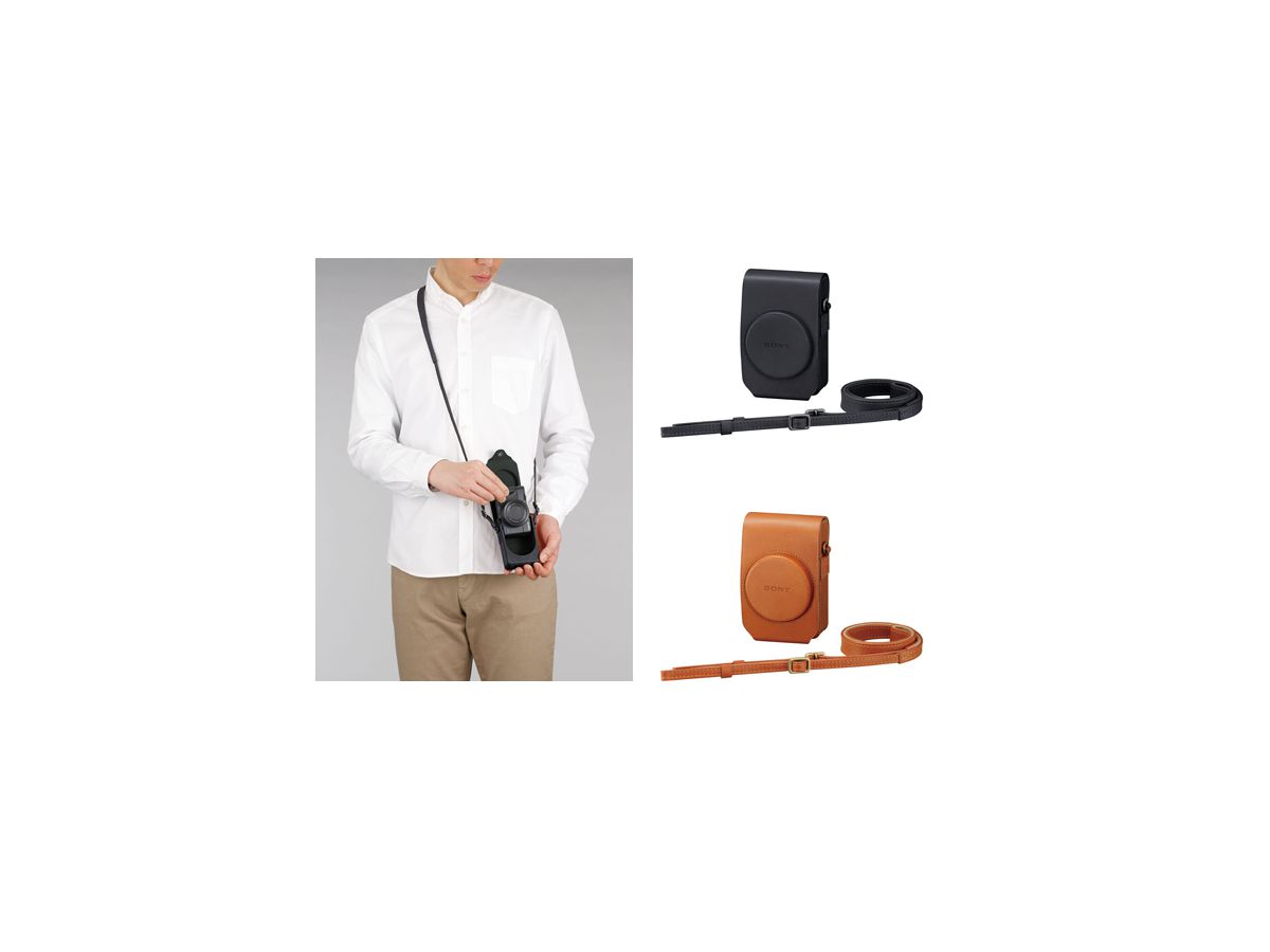 Sony LCS-RXG Camera Etui Brown