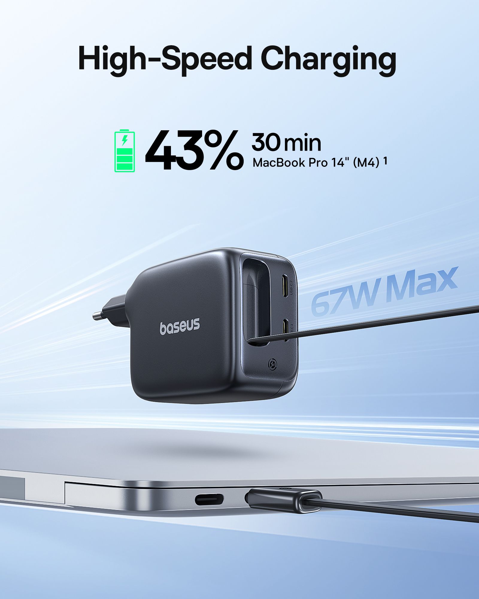 Baseus EnerCore Fastcharg.67W Retr.Cab.